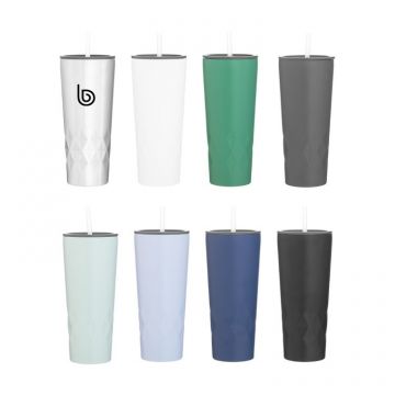 Geometric Stainless Steel Tumbler